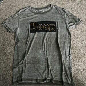 Lucky Brand Gray Jeep T-Shirt